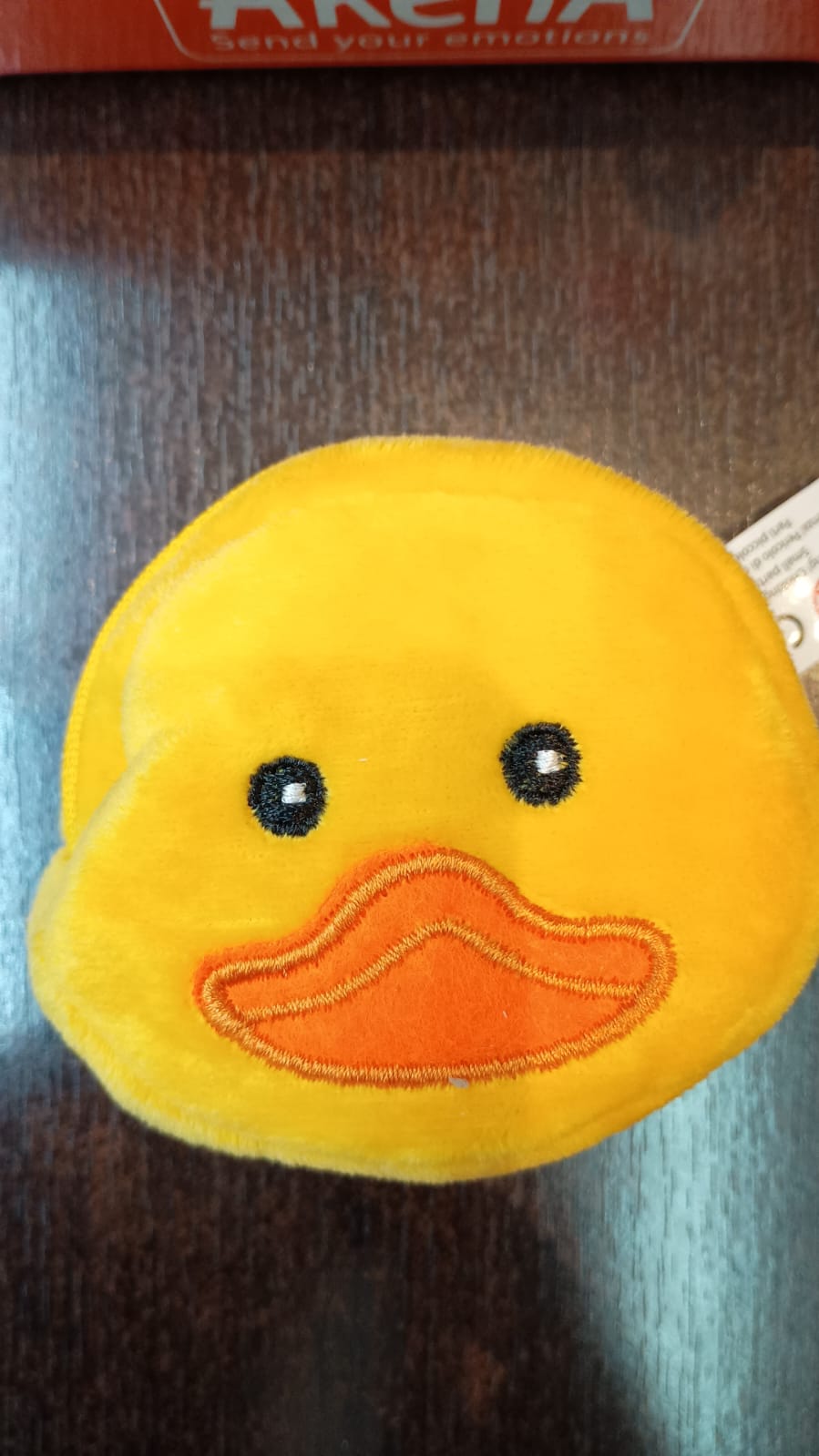 Mini pochette di peluche PULCINO